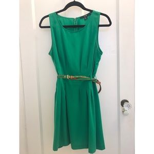 Kelly green sway dress